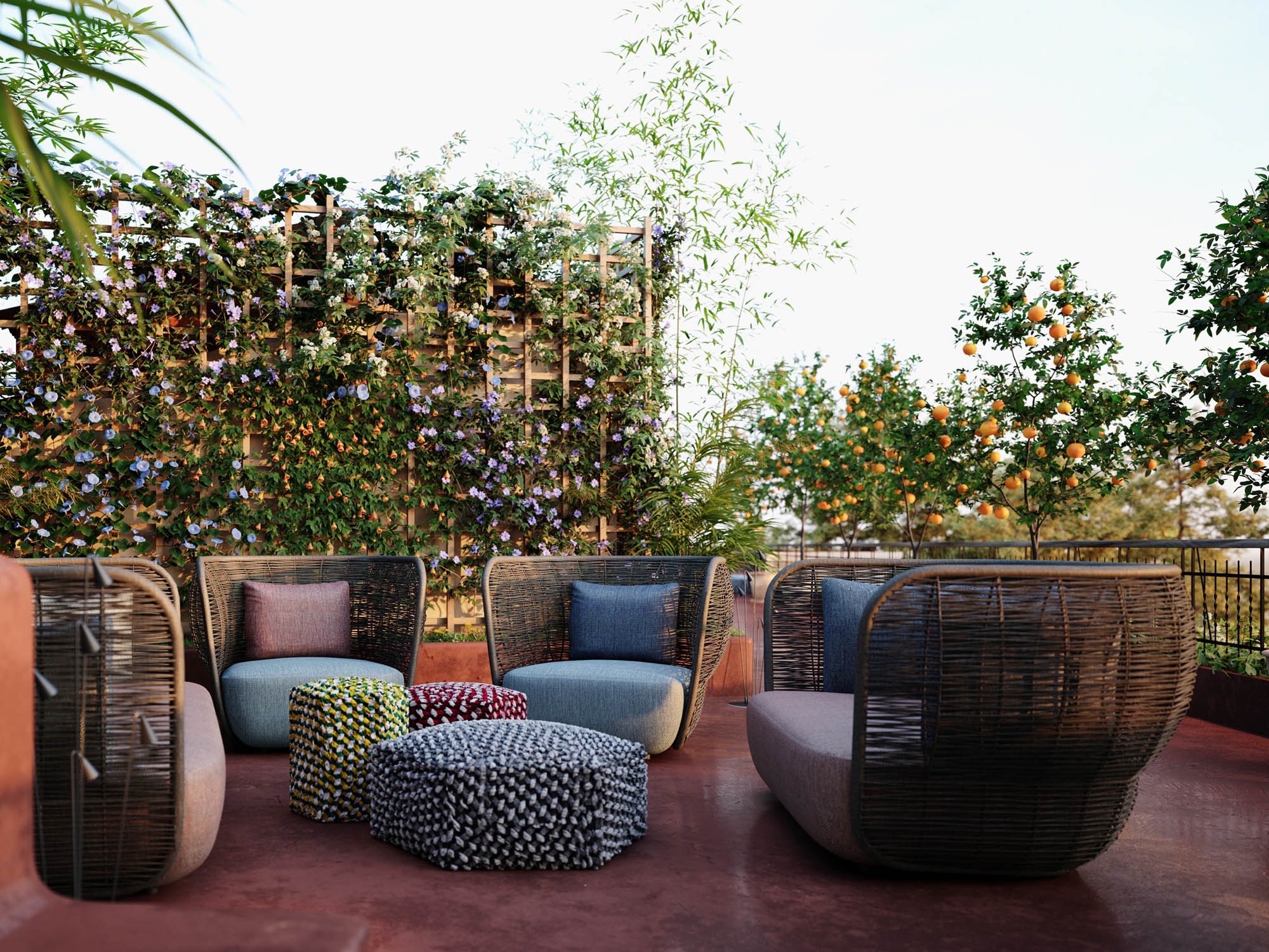 Retiro View Residences rooftop open area
