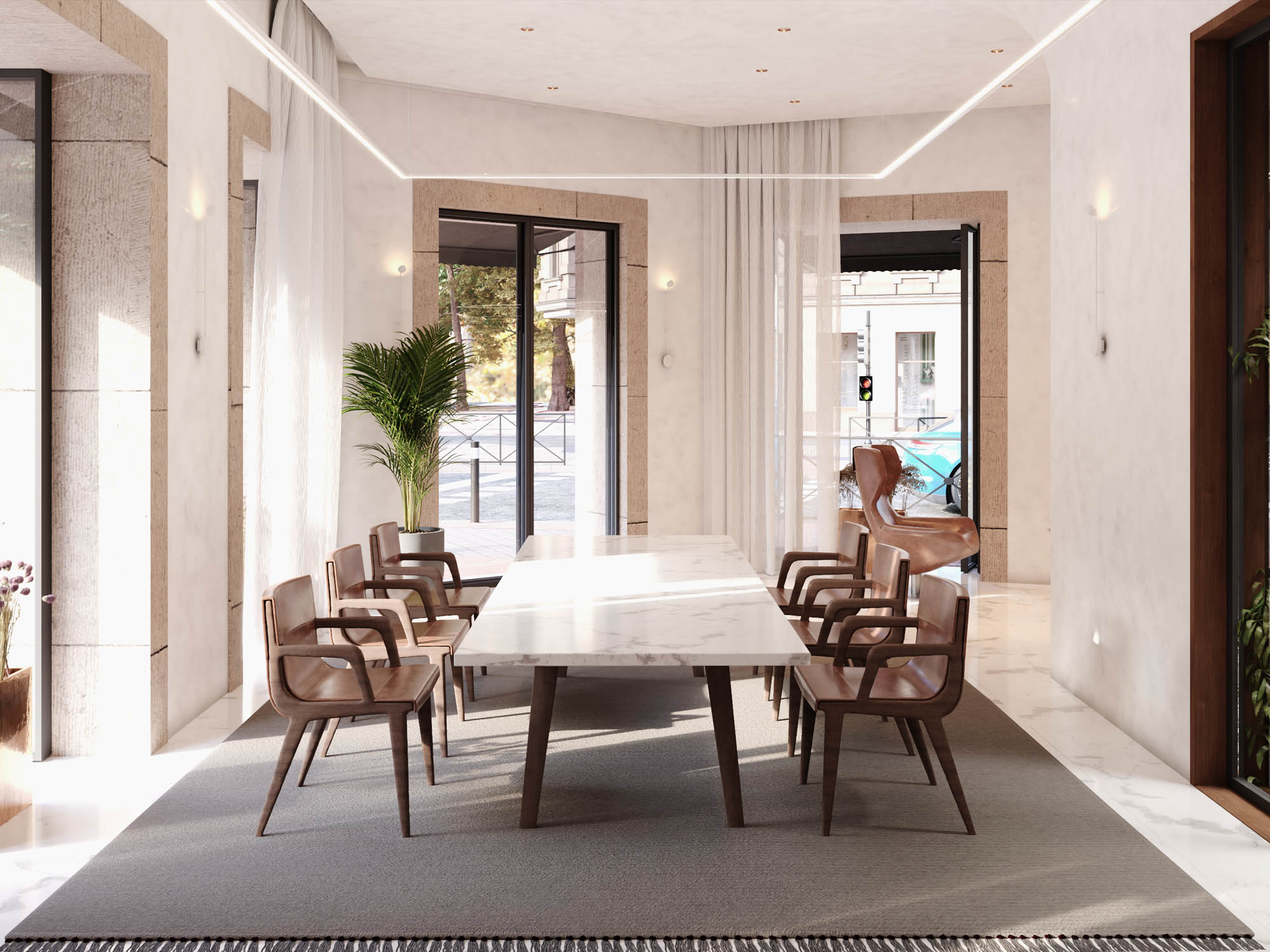 Retiro View private residents lounge