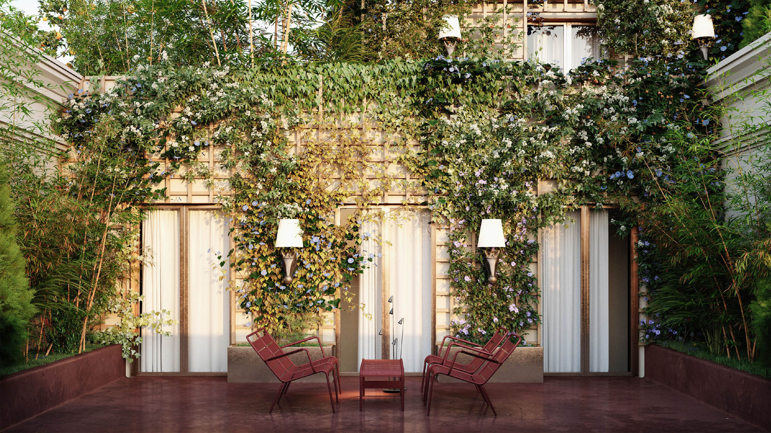 Retiro View rooftop garden and terrace